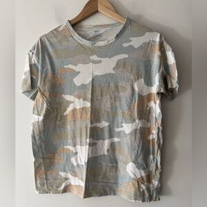 Aerie Oversized Sunwashed Desert Camo Short Sleeve Tee